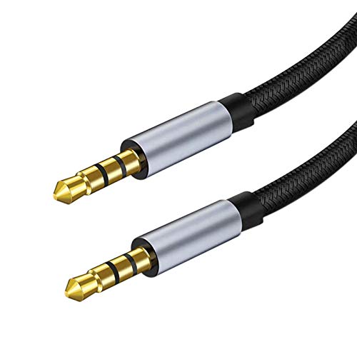 Verilux® 3.5mm Aux Cable, (9.8ft/3m) Hi-Fi Sound 3.5mm TRS Nylon Braided Auxiliary Audio Cable Verilux® 3.5mm Aux Cable, (9.8ft/3m) Hi-Fi Sound 3.5mm TRS Nylon Braided Auxiliary Audio Cable